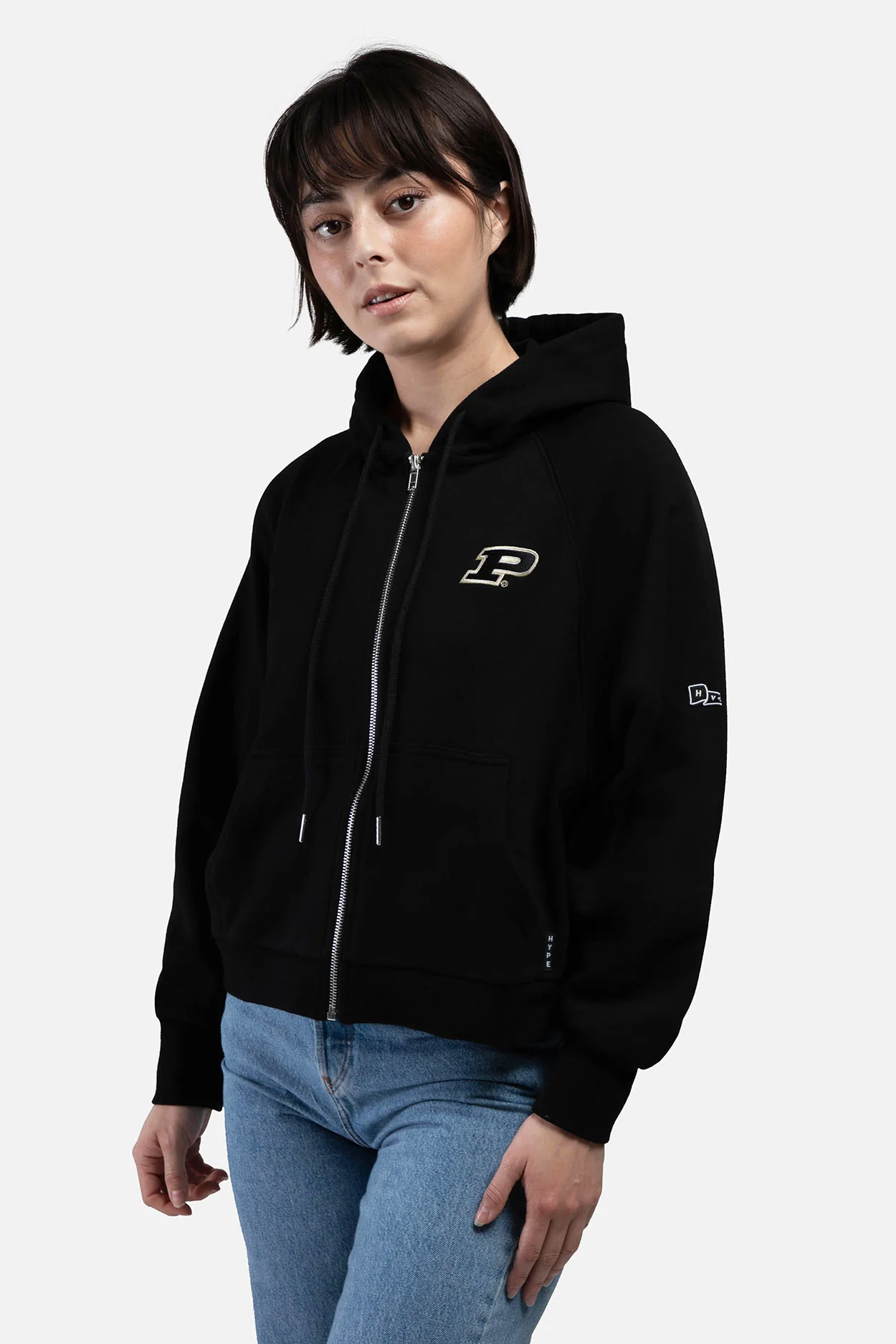 Purdue Raglan Zip Up - Image 2