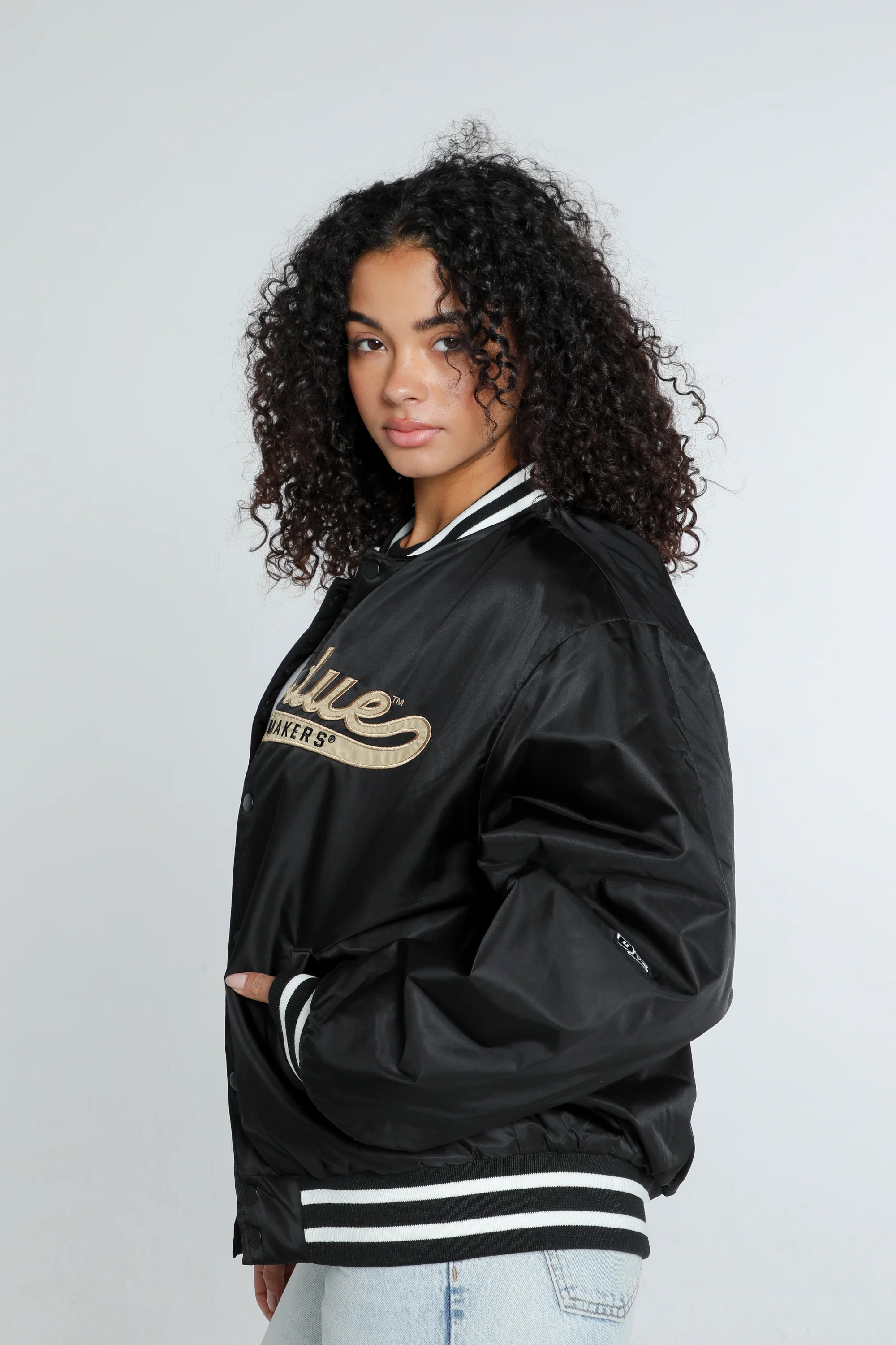 Purdue A-Game Varsity Jacket - Image 3