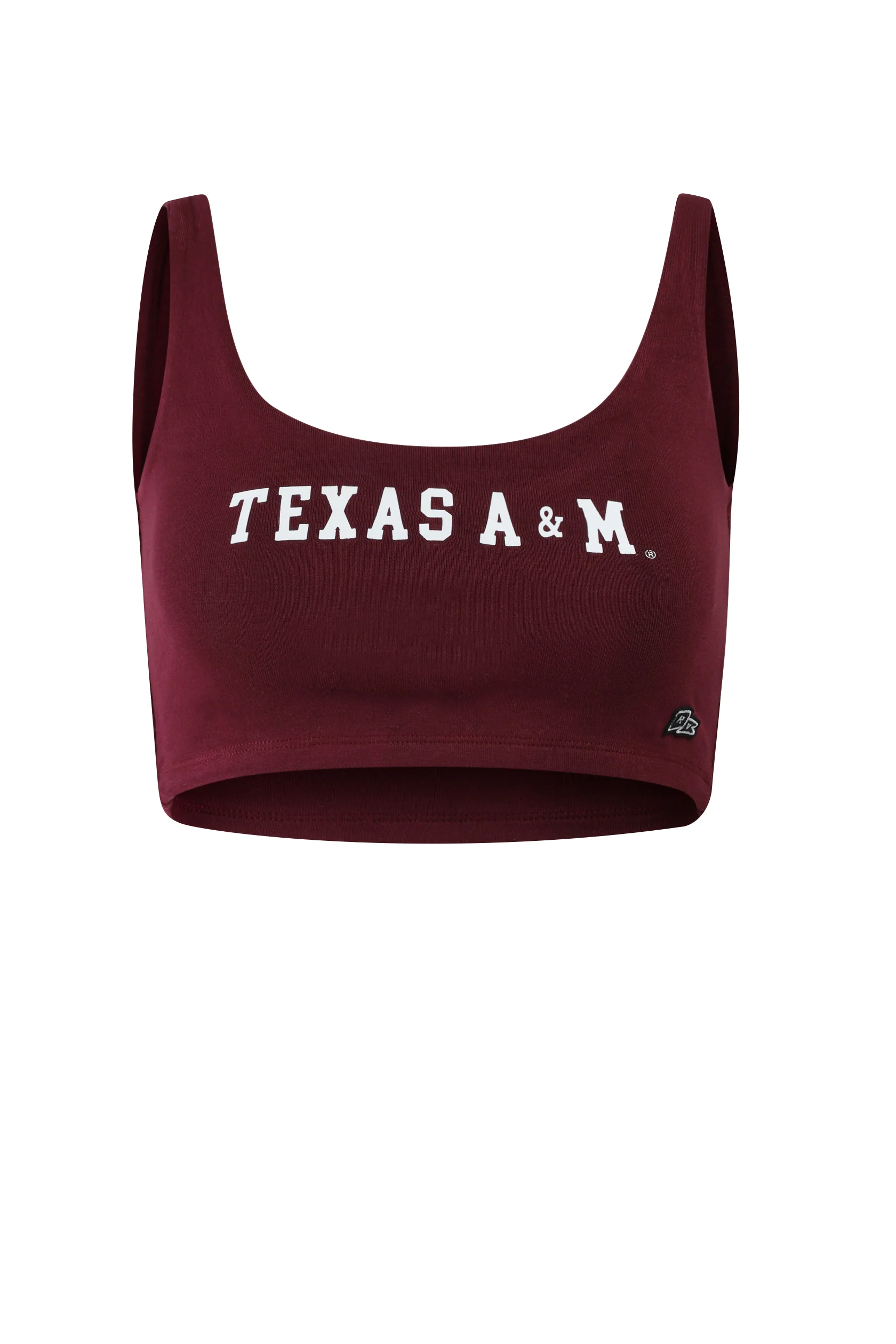 Texas A&M  | Scoop Neck Crop Top - Image 3