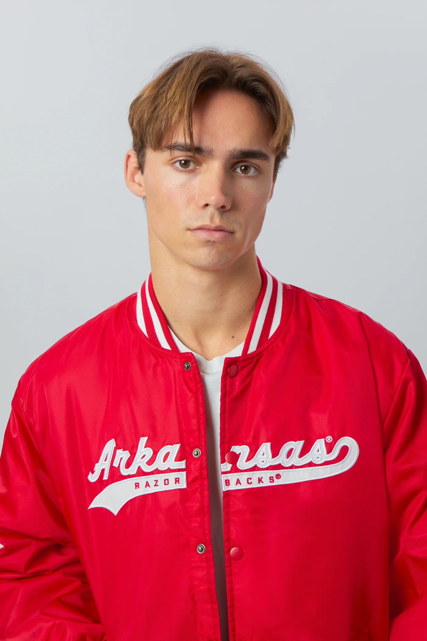 Arkansas A-Game Varsity Jacket - Image 6