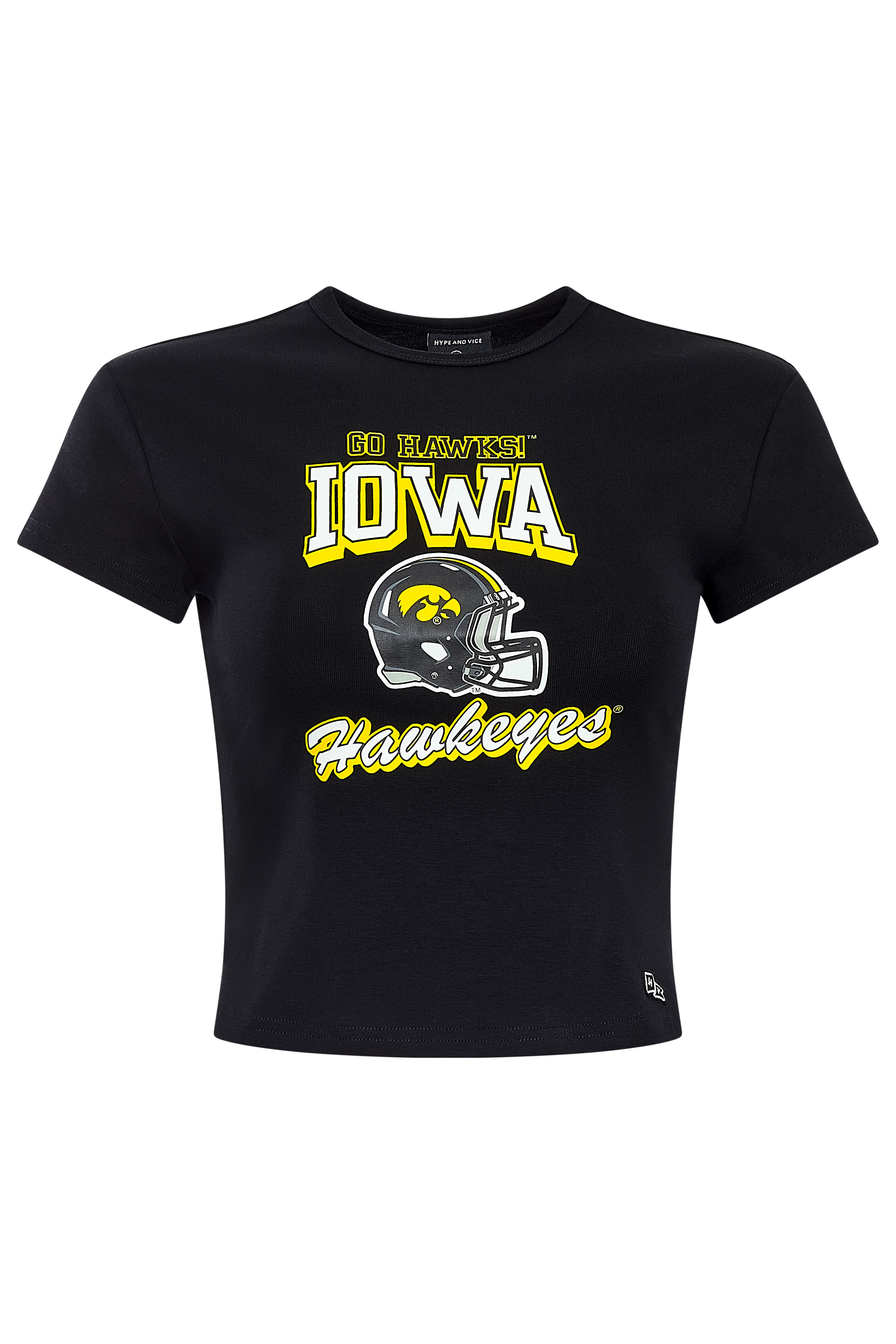 University of Iowa Vintage Baby Tee - Image 4