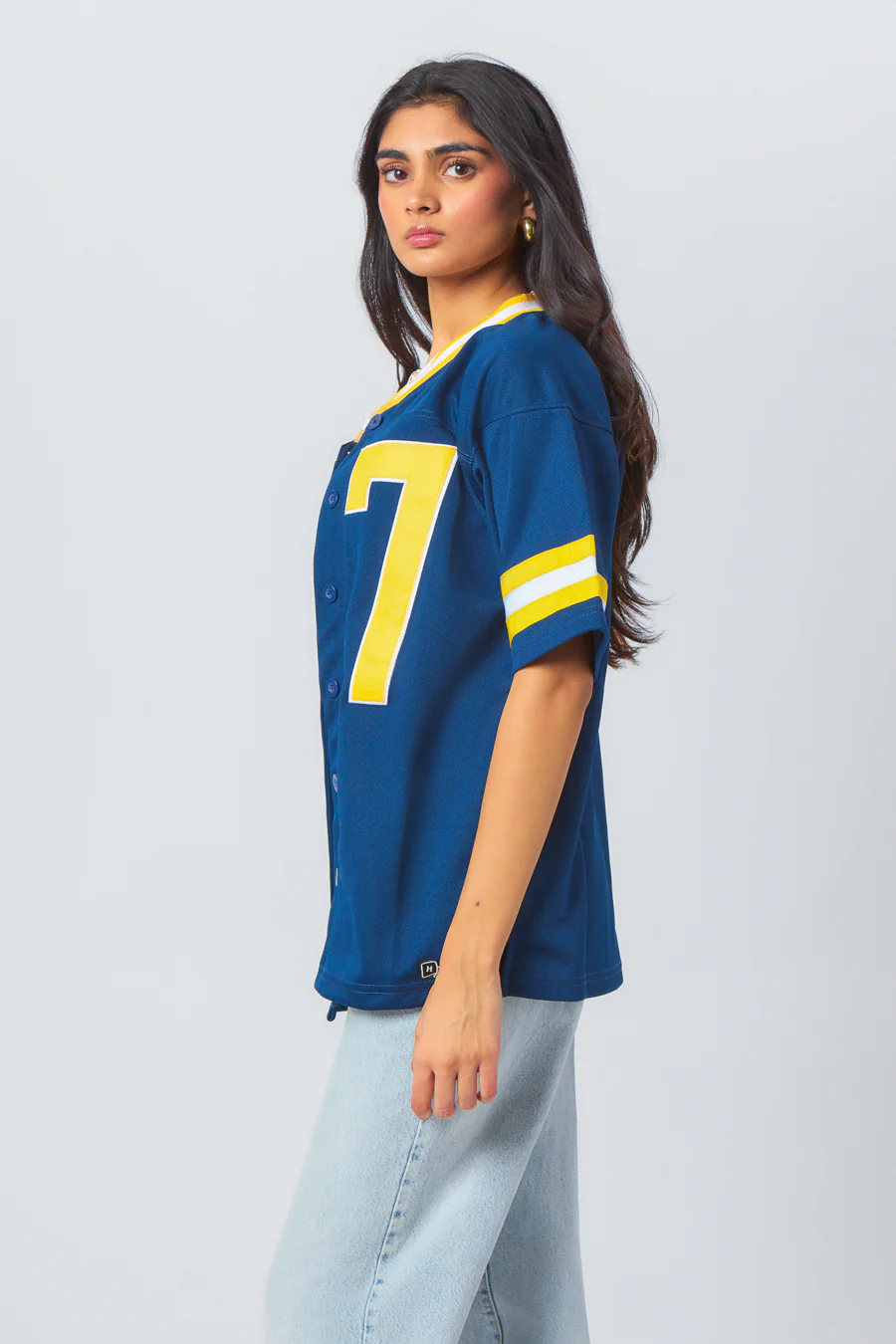 University of Michigan Button Down Football Jersey - Image 3