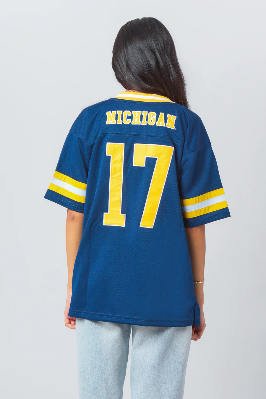 University of Michigan Button Down Football Jersey - Image 4
