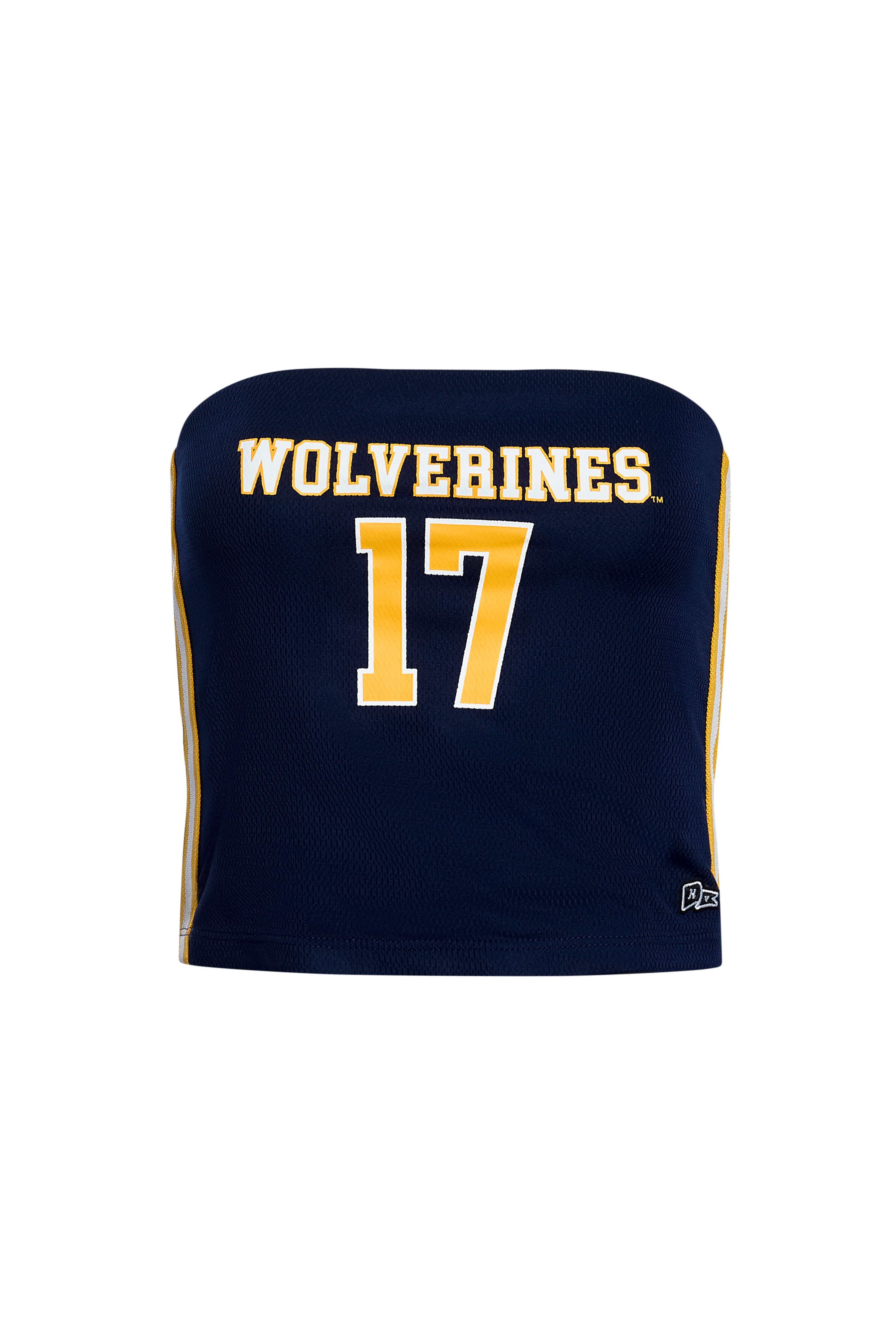 University of Michigan Jersey Tube Top - Image 4