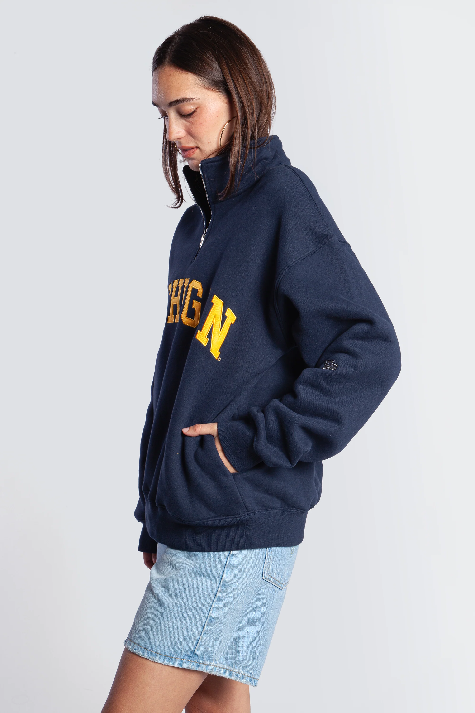 University of Michigan Quarter Zip - Image 4