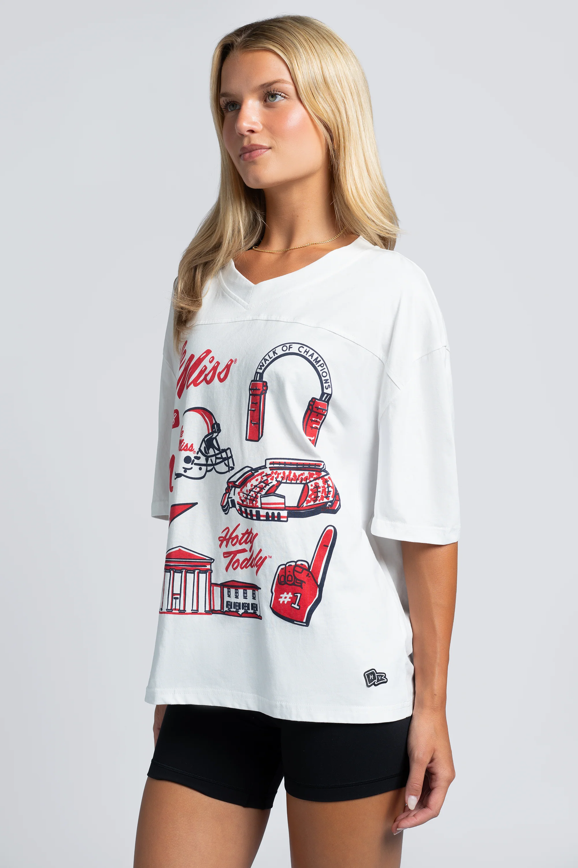 University of Mississippi Football Oversized T-shirt - Image 2