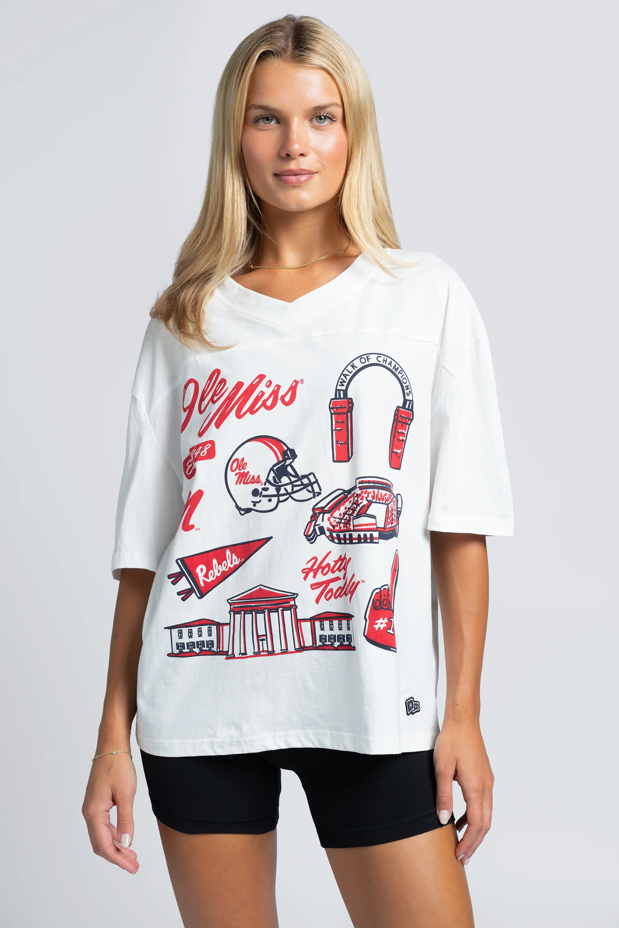 University of Mississippi Football Oversized T-shirt - Image 3