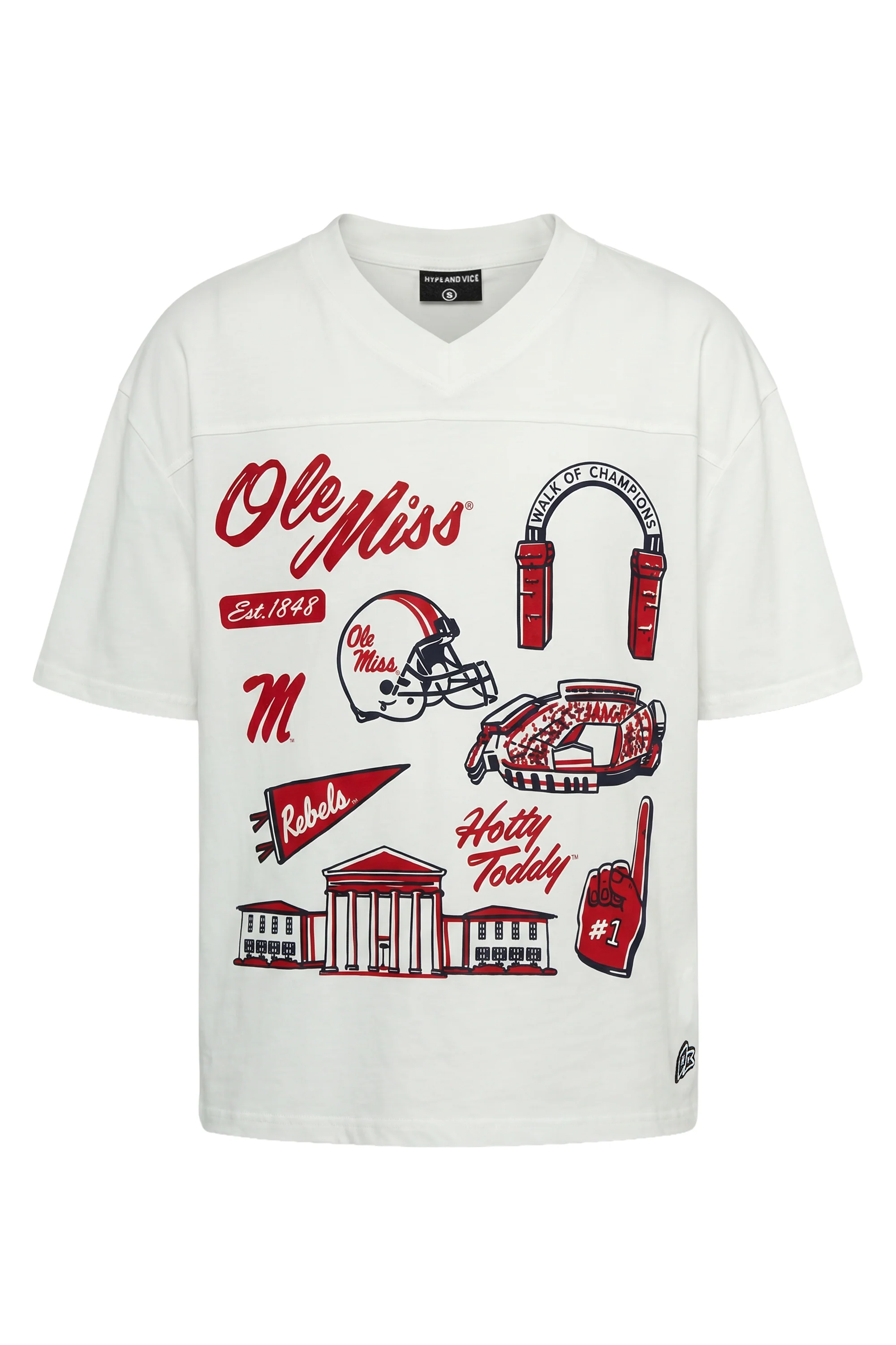 University of Mississippi Football Oversized T-shirt - Image 5