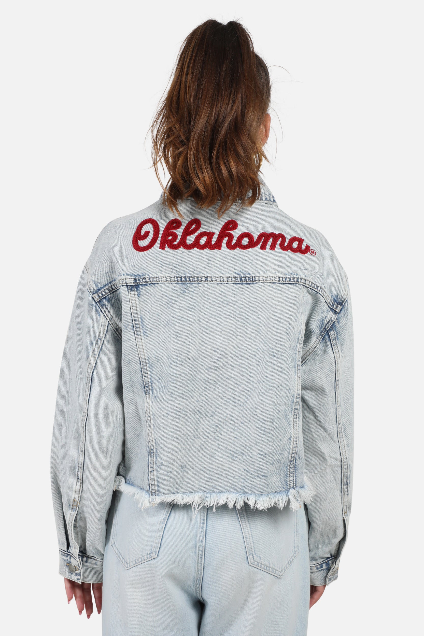 University of Oklahoma Jean Jacket