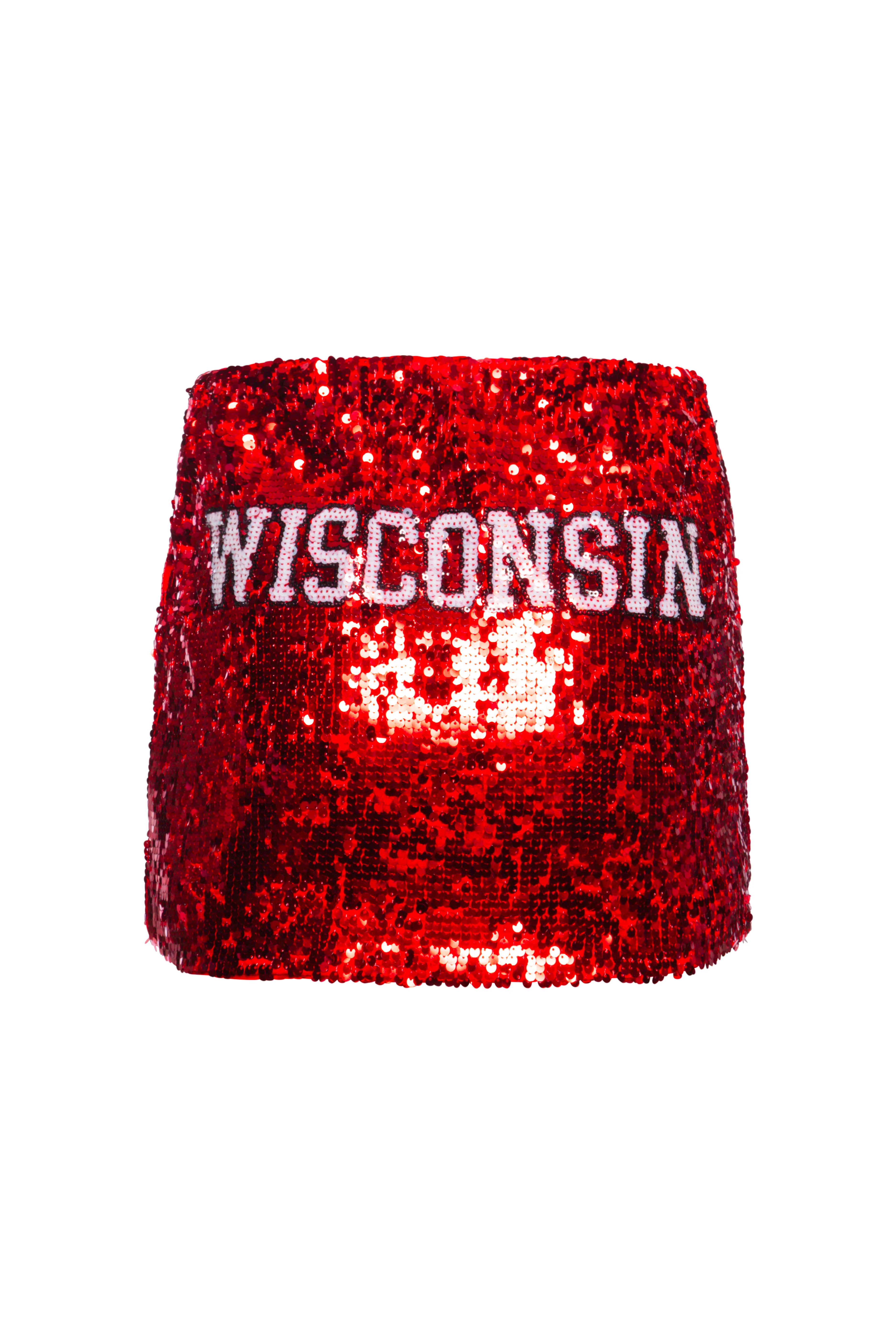 University of Wisconsin Sequin Mini Skirt - Image 5