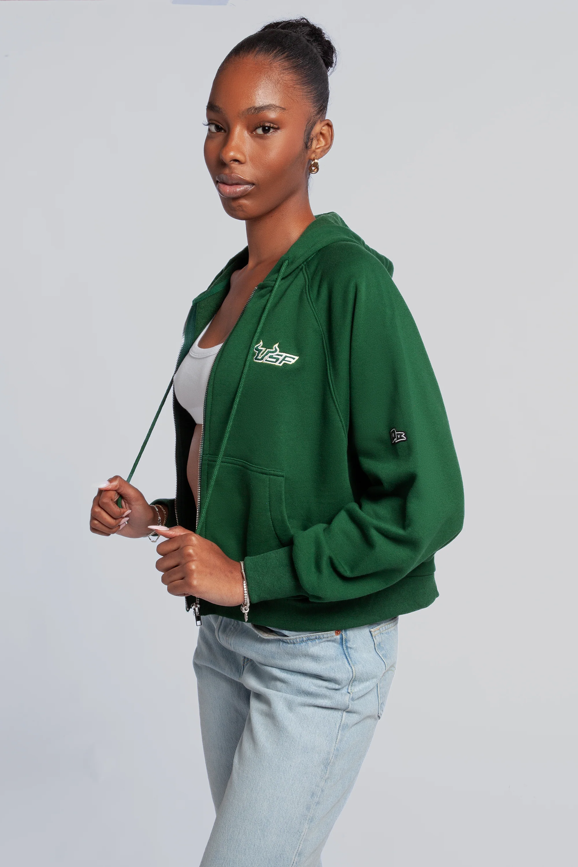 USF Raglan Zip Up - Image 3