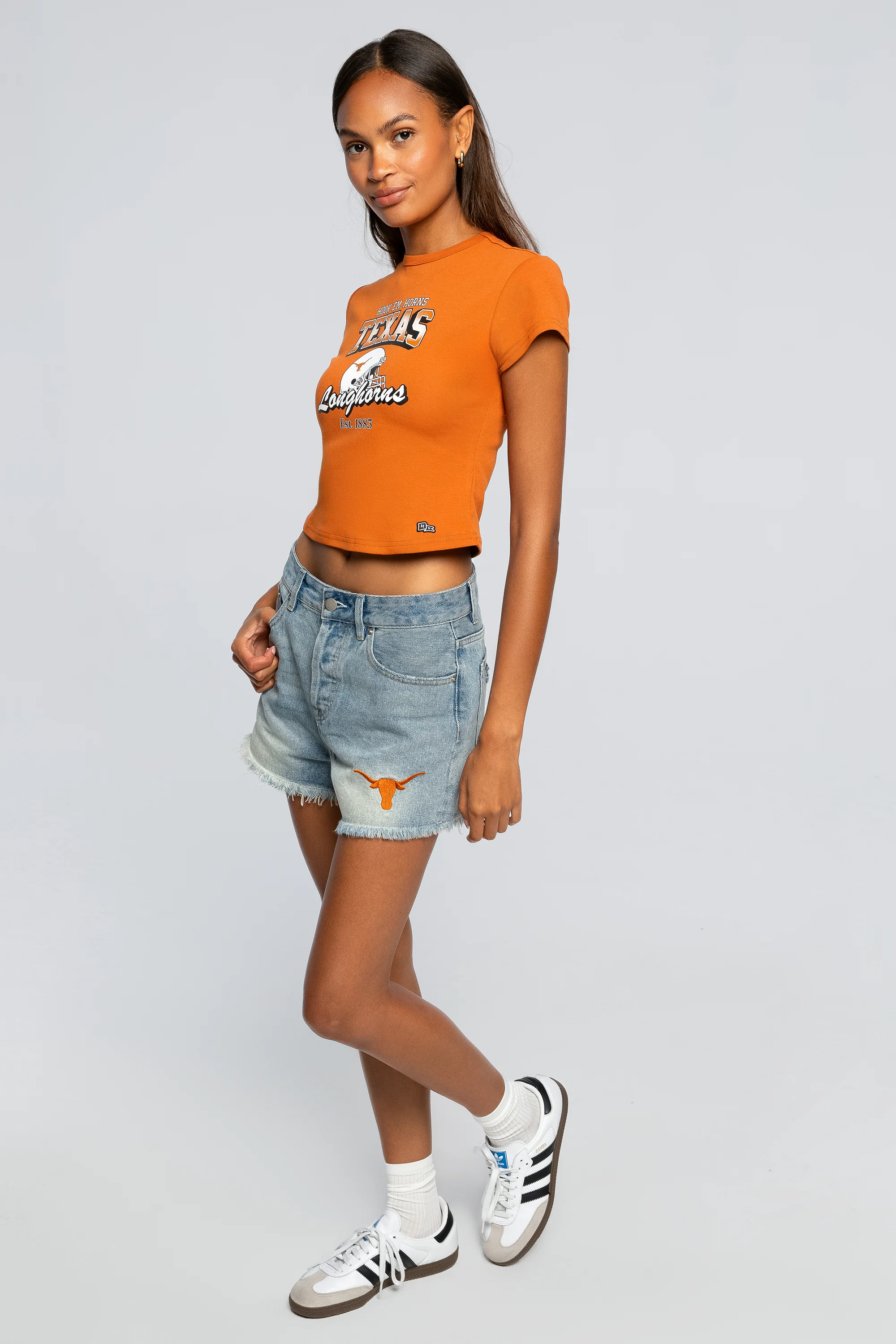 UT Austin Vintage Baby Tee - Image 2