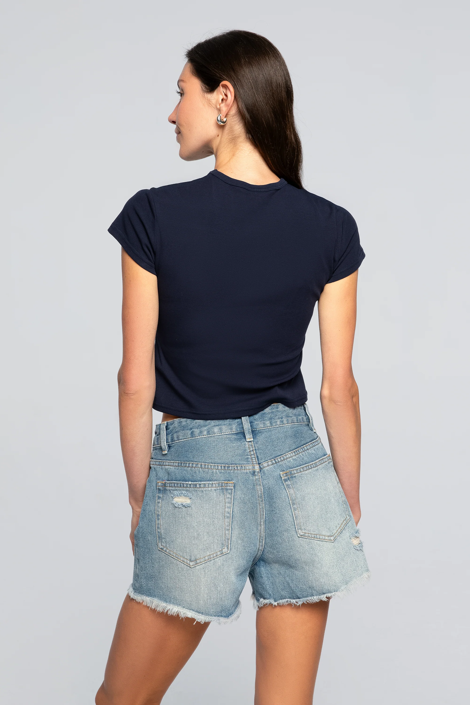West Virginia University Vintage Baby Tee - Image 3